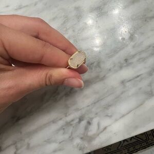 Gold druzy Kendra Scott ring